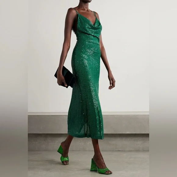 in The Mood for Love Dresses | in The Mood for Love Sequin Dress | Color: Green | Size: S | Wenzz516's Closet